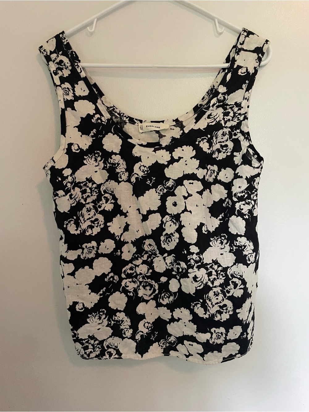 Everlane Floral Linen Tank
